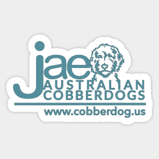 JAE Cobberdogs - Teal Logo Sticker